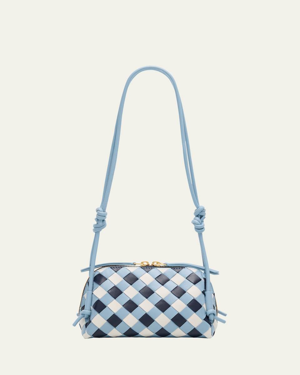 Nappa Leather Crossbody Pouch Bag